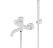 Смеситель для ванны Remer X-Style X02BO Белый матовый