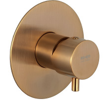 Смеситель для душа Remer Minimal Thermo NT30VO с термостатом Медь