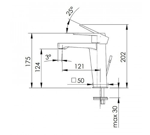 Смеситель для раковины Remer Dream D11 Хром