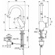 Смеситель для раковины Ideal Standard Ceraflex B1716AA Хром