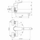 Смеситель для раковины Ideal Standard Ceraflex B1717AA Хром