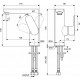 Смеситель для раковины Ideal Standard Cerafine Model O BC555AA Хром