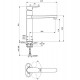 Смеситель для кухни Ideal Standard Cerafine Model O BC501AA Хром