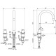 Смеситель для раковины Ideal Standard Ceraline BC196AA Хром