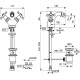 Смеситель для биде Ideal Standard Reflection B9655LS Хром Золото