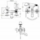 Смеситель для ванны Ideal Standard Reflection B9657LS Хром Золото