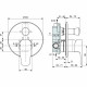 Смеситель для душа Ideal Standard Ceraplan III A6383AA Хром