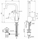 Смеситель для раковины Ideal Standard Ceraplan III B0706AA Хром