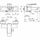 Смеситель для ванны Ideal Standard Strada A5848AA Хром