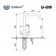 Смеситель для кухни Ulgran Classic U-019-343 Антрацит