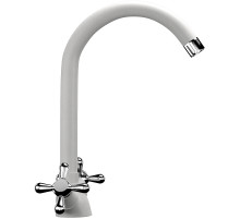 Смеситель для кухни Ulgran Classic U-012-341 Ультра-белый