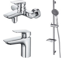 Комплект смесителей Aquatek Вега AQ1030CR Хром