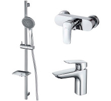 Комплект смесителей Aquatek Вега AQ1031CR Хром
