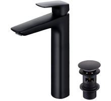 Смеситель для раковины Aquatek Вега AQ1005MB Черный матовый