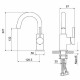 Смеситель для раковины Aquatek Европа AQ1307CR Хром