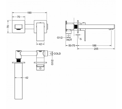 Смеситель для раковины Aquatek Либра AQ1613CR Хром