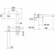 Смеситель для раковины Aquatek Лира AQ1413MB Черный матовый