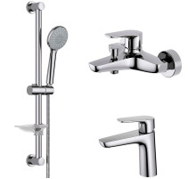 Комплект смесителей Aquatek Бетта AQ1130CR Хром