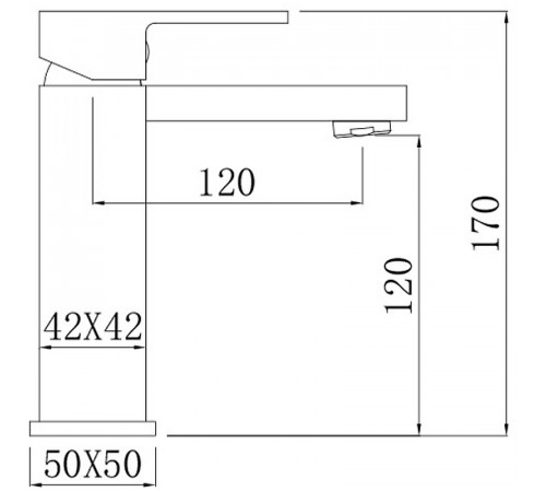 Смеситель для раковины Comforty FC045A-CMT 00004149949 Черный