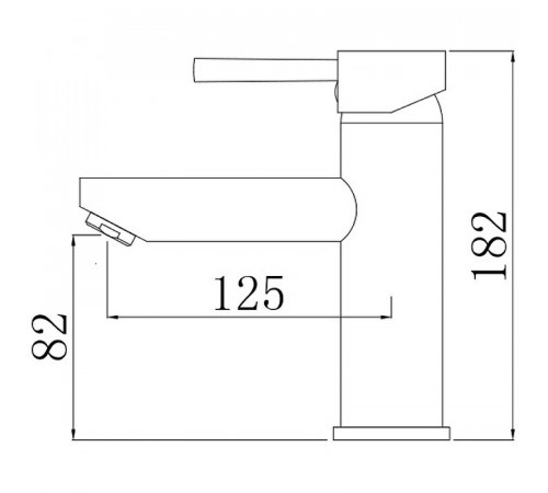 Смеситель для раковины Comforty FC018A-CMT 00004149947 Черный