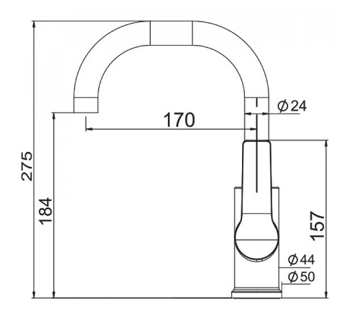 Смеситель для раковины Laparet Nobia Pro N4013502LPT Хром