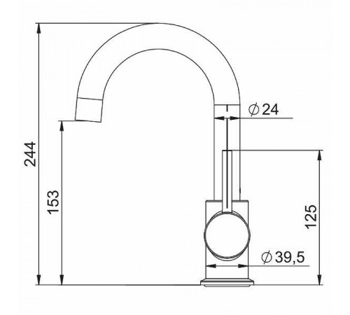 Смеситель для раковины Laparet Miniliada N4013102LPT Хром