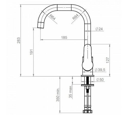 Смеситель для кухни Laparet Simona N3064102LPT Хром