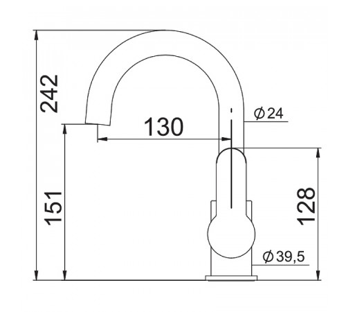 Смеситель для раковины Laparet Molera N4013202LPT Хром