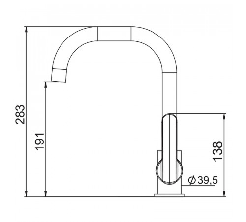 Смеситель для кухни Laparet Legna Plus N3063502LPT Хром