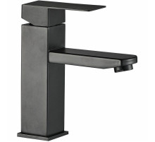 Смеситель для раковины WesnaArt Kubus KUB13-210Black Черный матовый