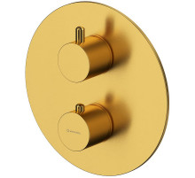Смеситель для душа Whitecross Y brushed gold Y1236GLB с термостатом Брашированное золото