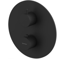 Смеситель для душа Whitecross Y black Y1236BL с термостатом Черный матовый
