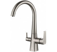 Смеситель для кухни ZorG Steel Hammer SH819SATIN Сатин