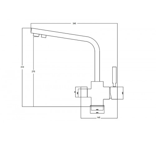 Смеситель для кухни ZorG Steel Hammer SH 909 CR Хром