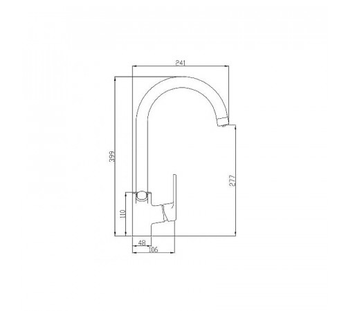 Смеситель для кухни ZorG Steel Hammer SH901CR Хром