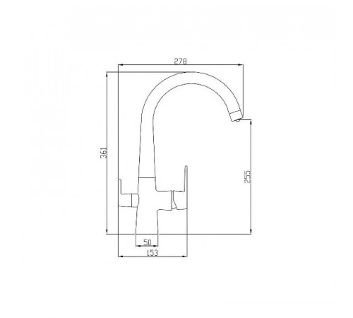 Смеситель для кухни ZorG Steel Hammer SH819BLACKBR Черный