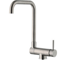 Смеситель для кухни ZorG Steel Hammer SH 5197 INOX Нержавеющая сталь