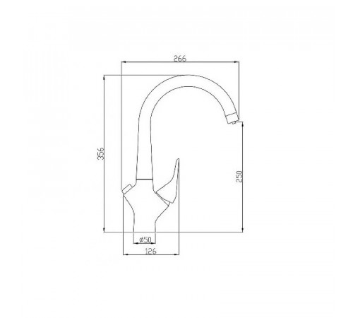 Смеситель для кухни ZorG Steel Hammer SH815CR Хром