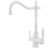 Смеситель для кухни ZorG Sanitary ZR 312 YF-33-WHITE Белый