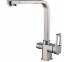Смеситель для кухни ZorG Sanitary ZR 334 YF-NICKEL Никель