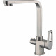 Смеситель для кухни ZorG Sanitary ZR 334 YF-NICKEL Никель