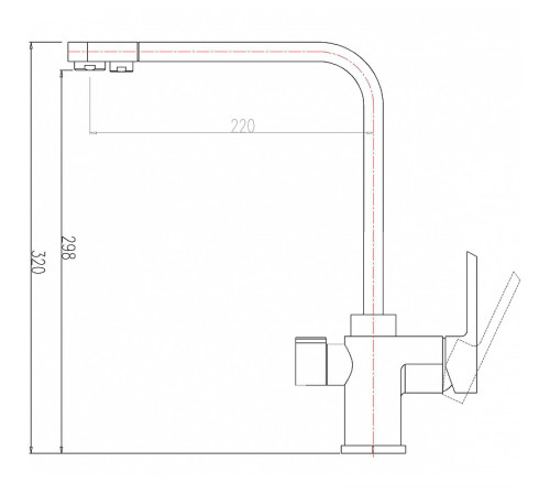 Смеситель для кухни ZorG Sanitary ZR 334 YF-NICKEL Никель