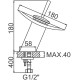 Смеситель для раковины Ledeme 1055-2L Хром