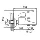 Смеситель для ванны Ledeme H39-B 3039-ВL Хром