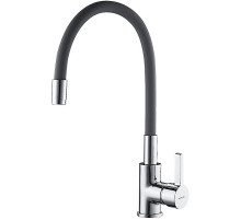 Смеситель для кухни Ledeme Rainbow 4898-9L Хром Серый