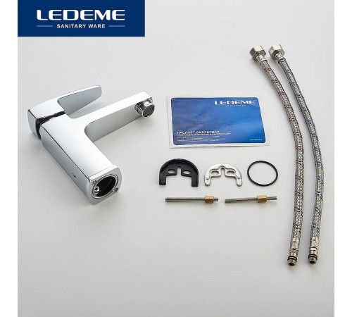 Смеситель для раковины Ledeme H30 1030L Хром