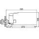 Смеситель для ванны Ledeme H68-В 2268-BL универсальный Хром