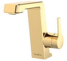 Смеситель для раковины Teska Thetis E5207 Золото