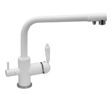 Смеситель для кухни Seaman Barcelone SSL-5384-SG Белый