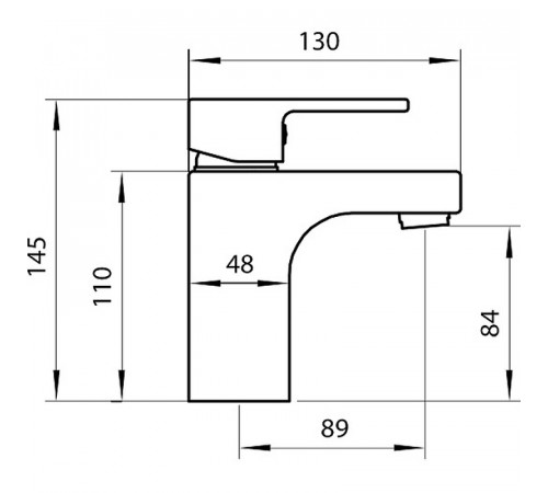 Смеситель для раковины Koller Pool Round Arc RA0200 Хром